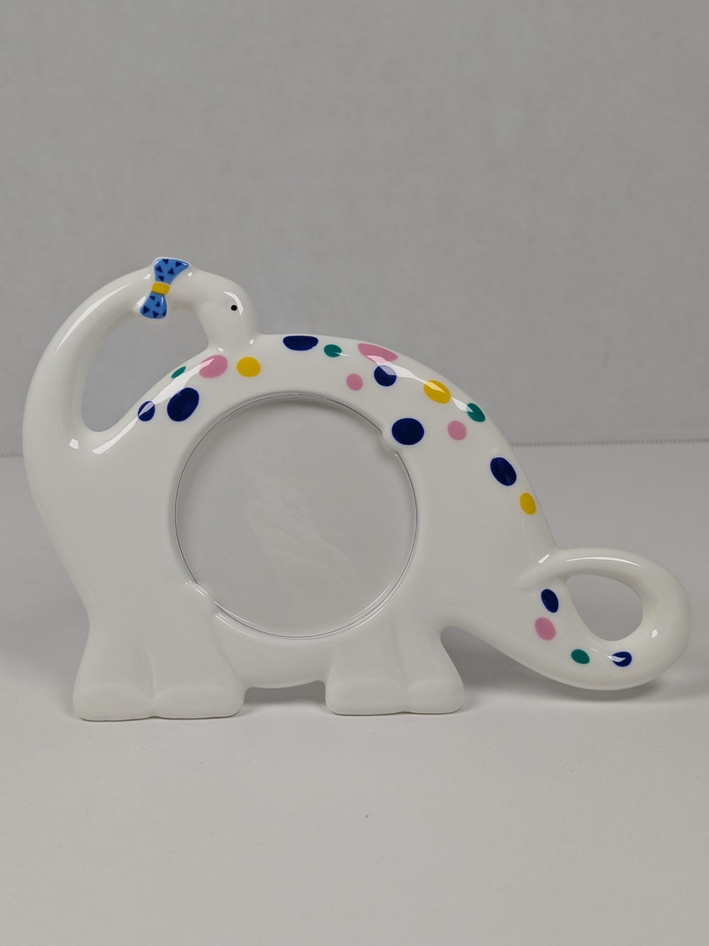 Mikasa Bone China Dino's Pal B2191 Dinosaur Picture Frame Polka Dot Japan